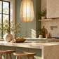 Lacey Rattan Woven Pendant Lamps- Round and Tall