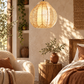 Lacey Rattan Woven Pendant Lamps- Round and Tall