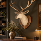 Driftwood Deer Head With Antlers- 4 ft x3 ft x 2 ft- Stag Trophy Head by Artisan Living