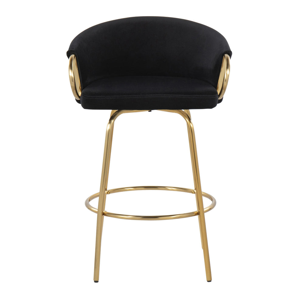 Claire 26" Fixed Height Counter Stool - Set of 2 By LumiSource | Counter Stools | Modishstore - 7