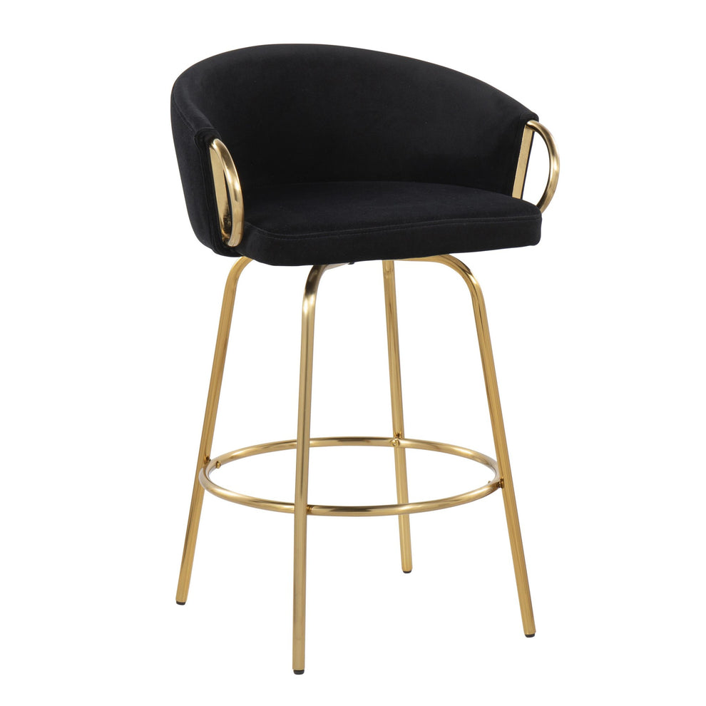 Claire 26" Fixed Height Counter Stool - Set of 2 By LumiSource | Counter Stools | Modishstore - 2