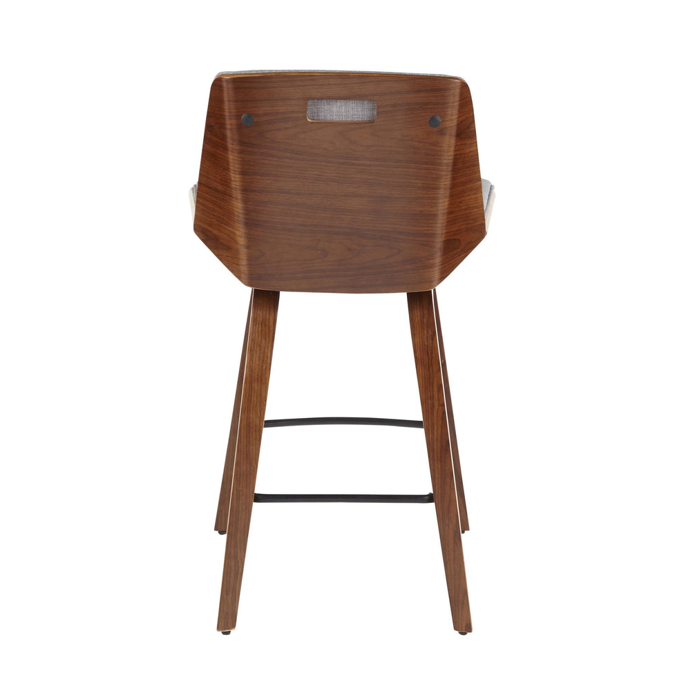 Corazza Counter Stool By LumiSource - B26-CRZZX WL+LGY | Counter Stools | Modishstore - 6