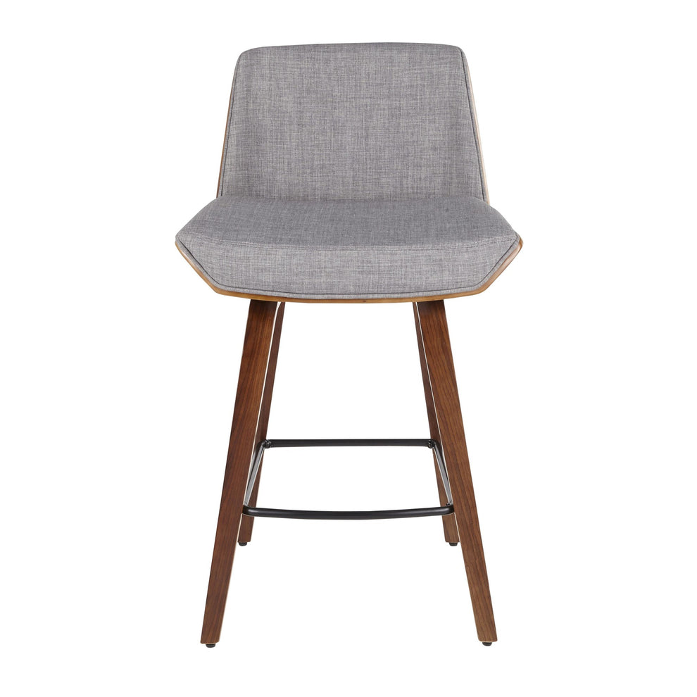 Corazza Counter Stool By LumiSource - B26-CRZZX WL+LGY | Counter Stools | Modishstore - 8