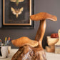 Double Teak Mushroom Sculpture By Kalalou | Sculptures | Modishstore
