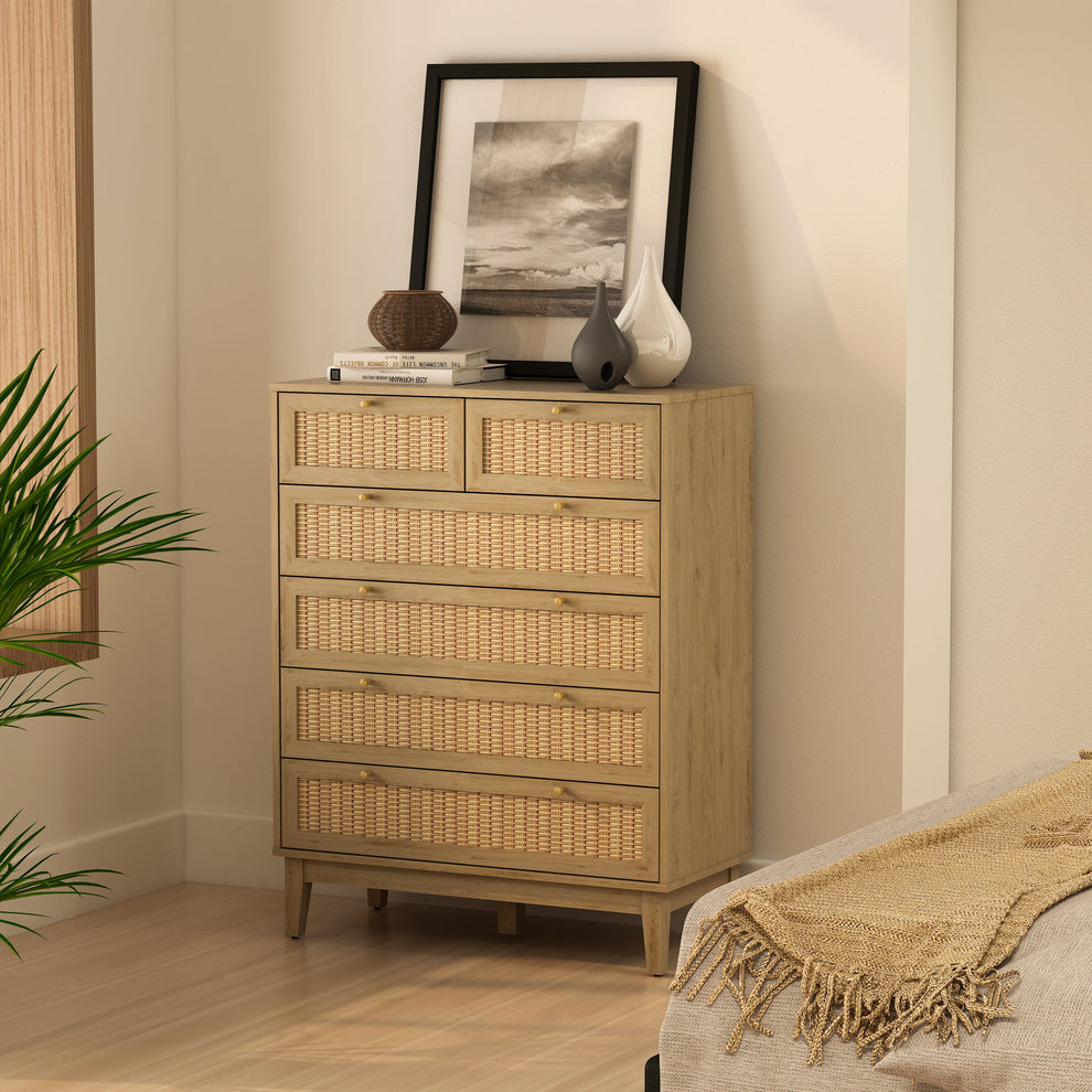 Bodrum 4+2 Drawer Chest By Anderson Teak | Drawers | Modishstore - 2