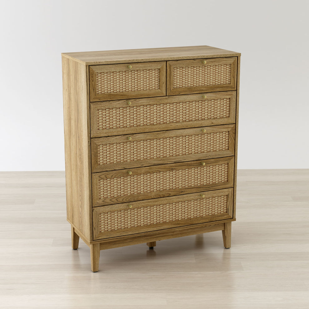 Bodrum 4+2 Drawer Chest By Anderson Teak | Drawers | Modishstore - 4