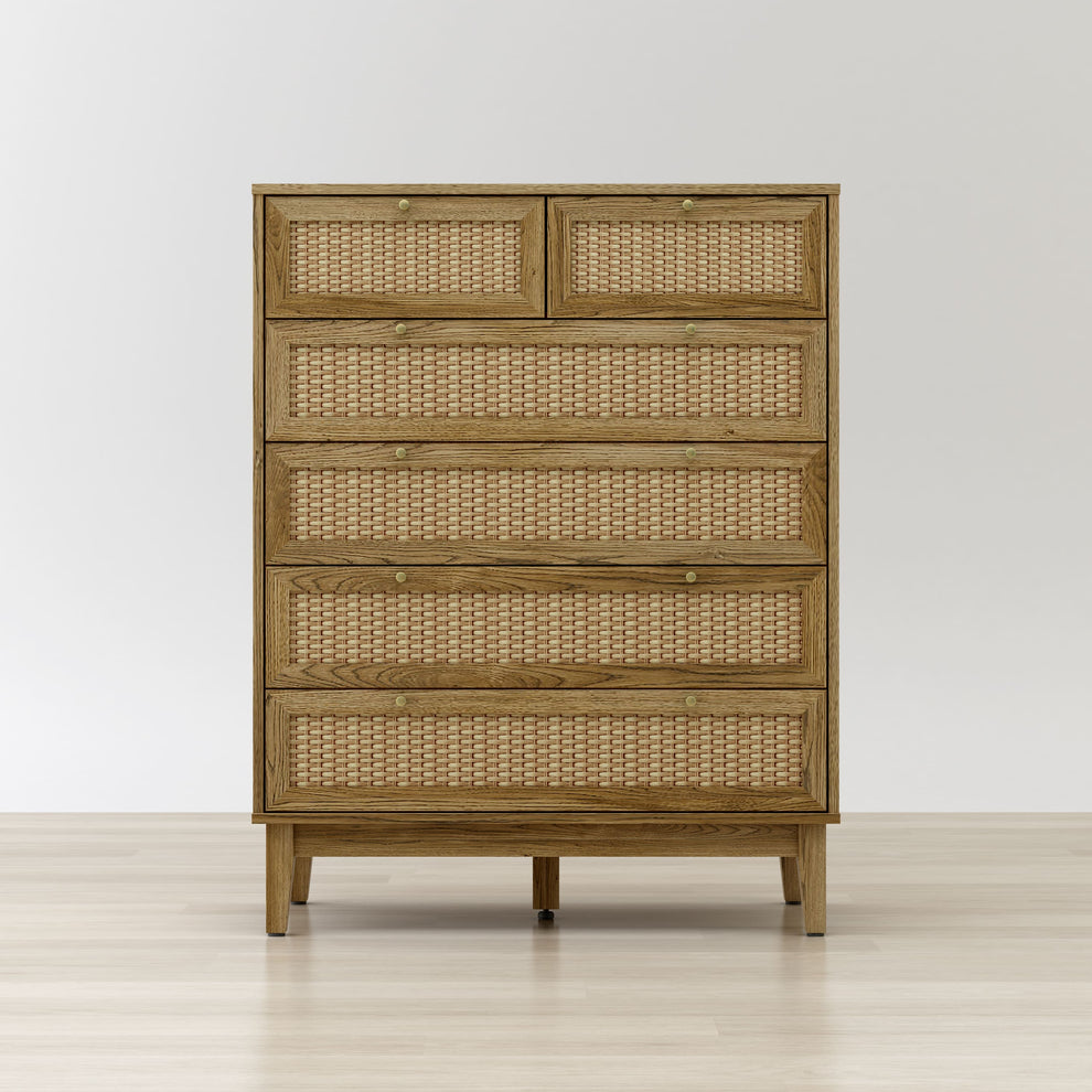 Bodrum 4+2 Drawer Chest By Anderson Teak | Drawers | Modishstore - 5
