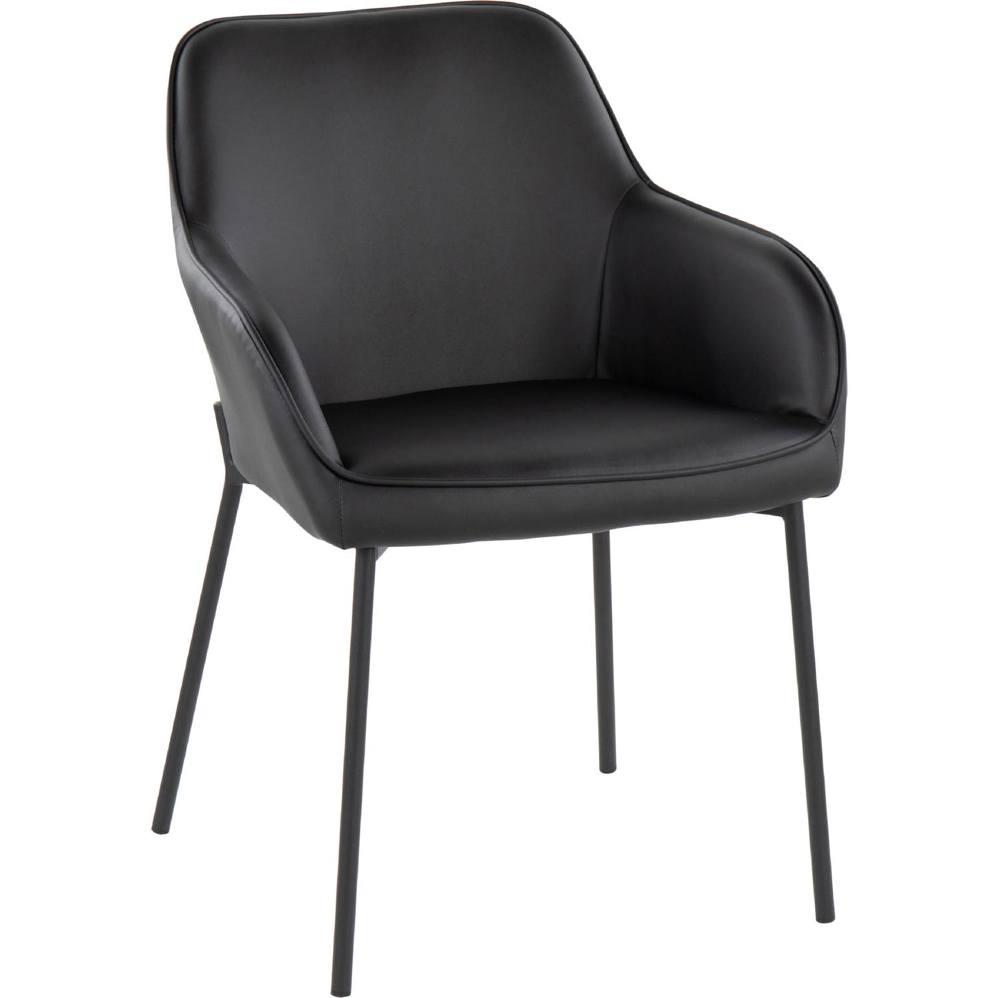 Daniella Dining Chair - Set of 2 Black By LumiSource | Dining Chairs | Modishstore - 7