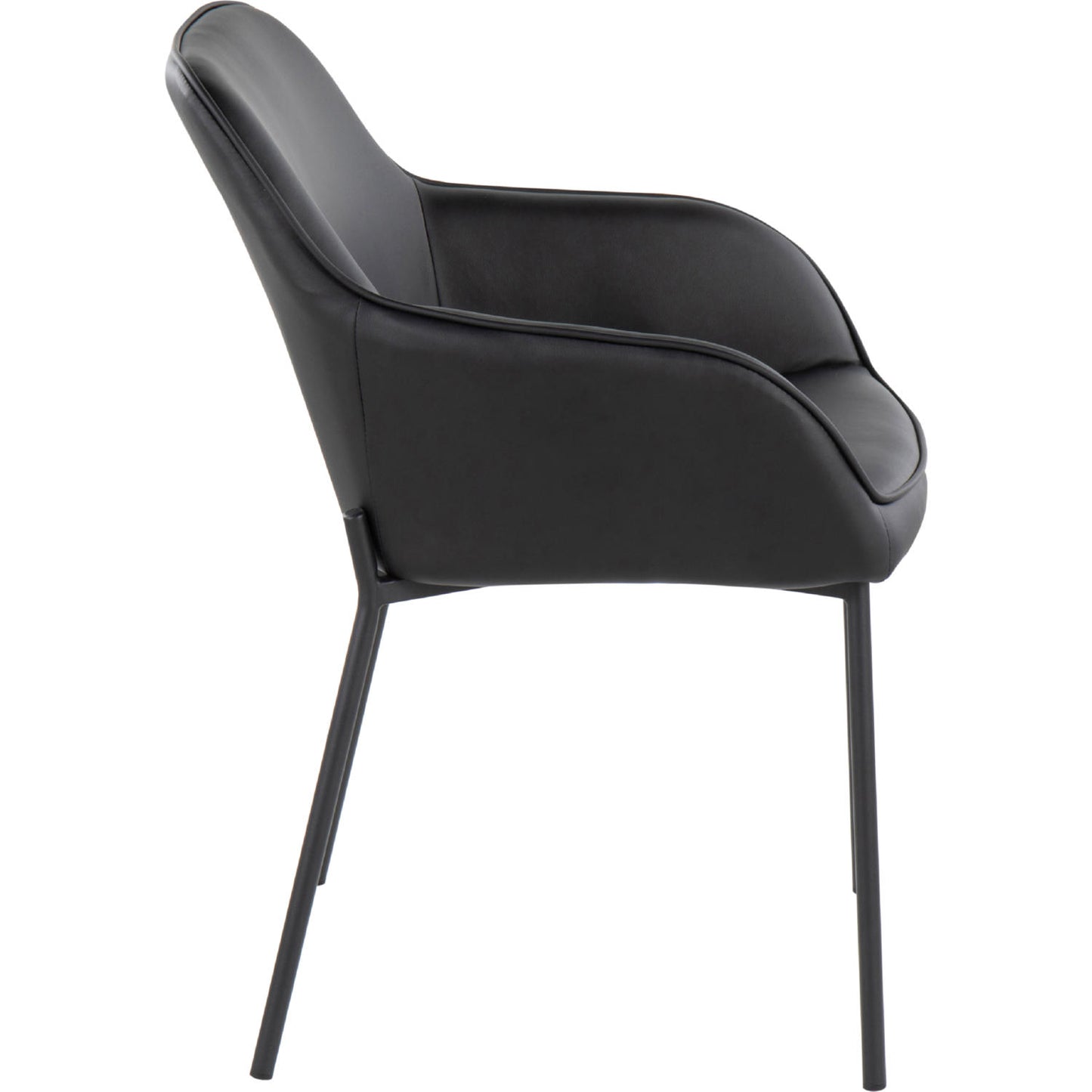 Daniella Dining Chair - Set of 2 Black By LumiSource | Dining Chairs | Modishstore - 6