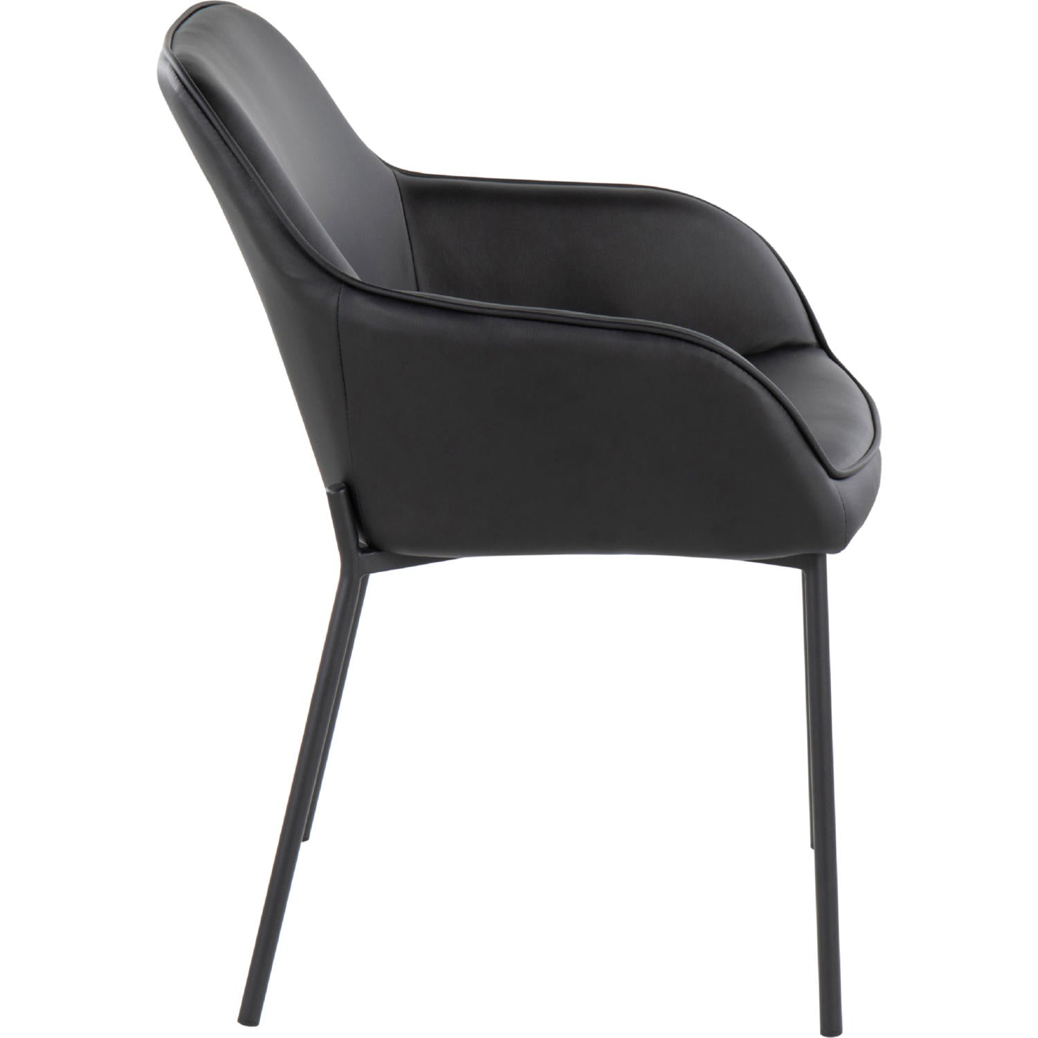 Daniella Dining Chair - Set of 2 Black By LumiSource | Dining Chairs | Modishstore - 6