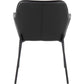 Daniella Dining Chair - Set of 2 Black By LumiSource | Dining Chairs | Modishstore - 5
