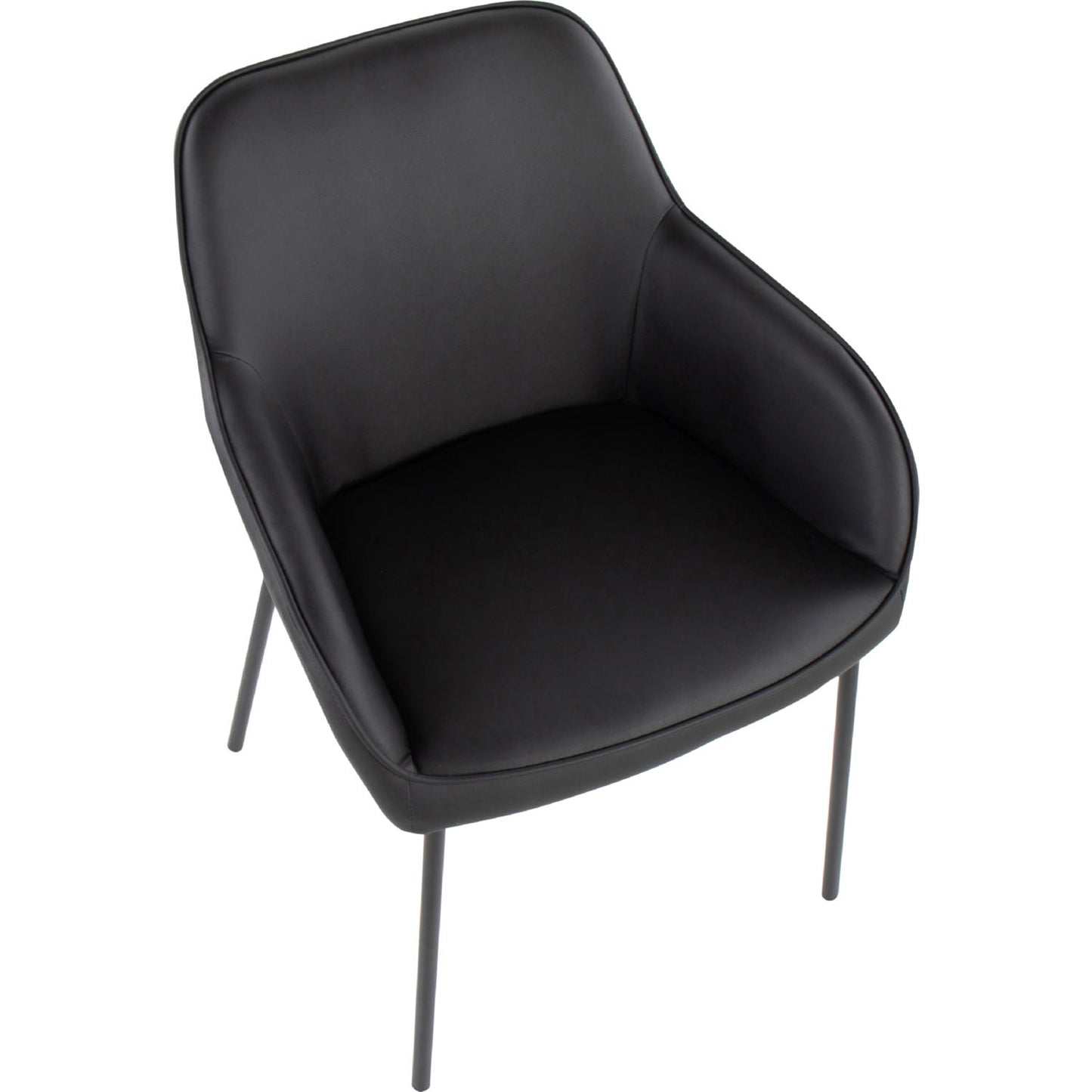 Daniella Dining Chair - Set of 2 Black By LumiSource | Dining Chairs | Modishstore - 3