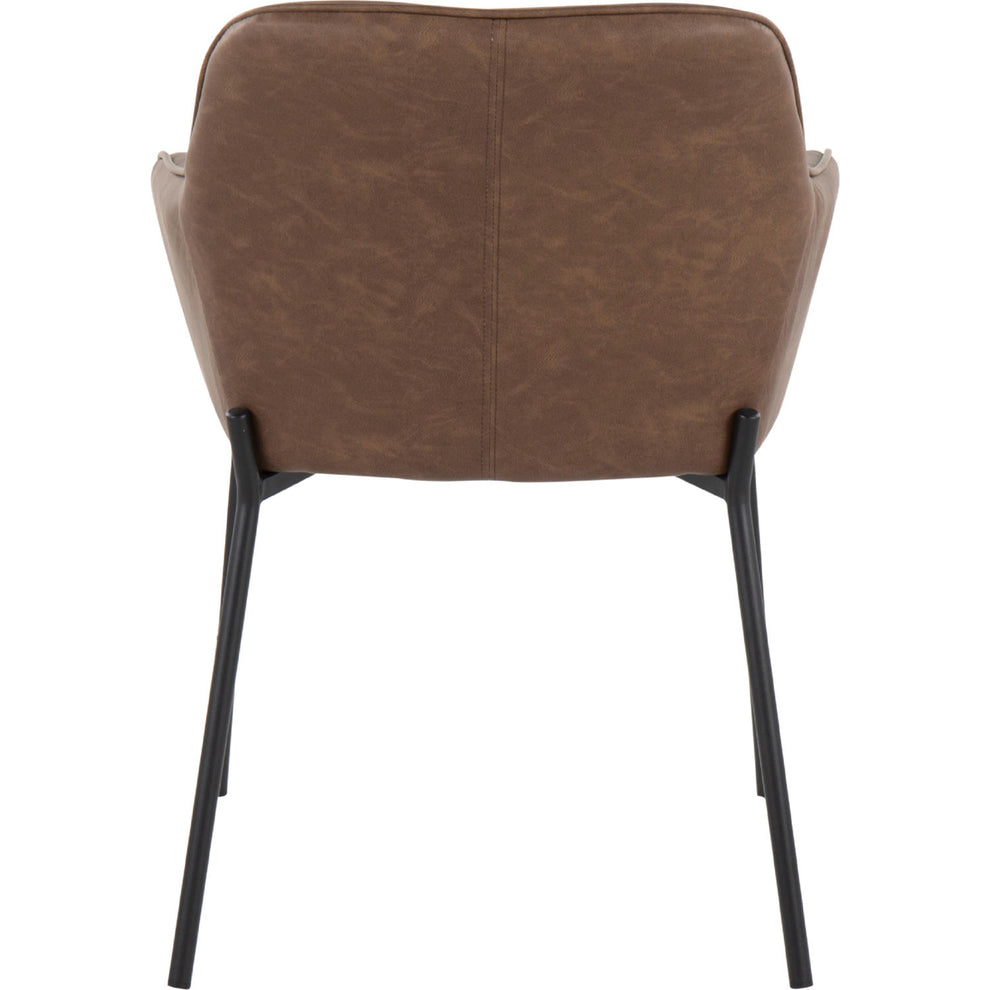 Daniella Dining Chair - Set of 2 Black By LumiSource | Dining Chairs | Modishstore - 11