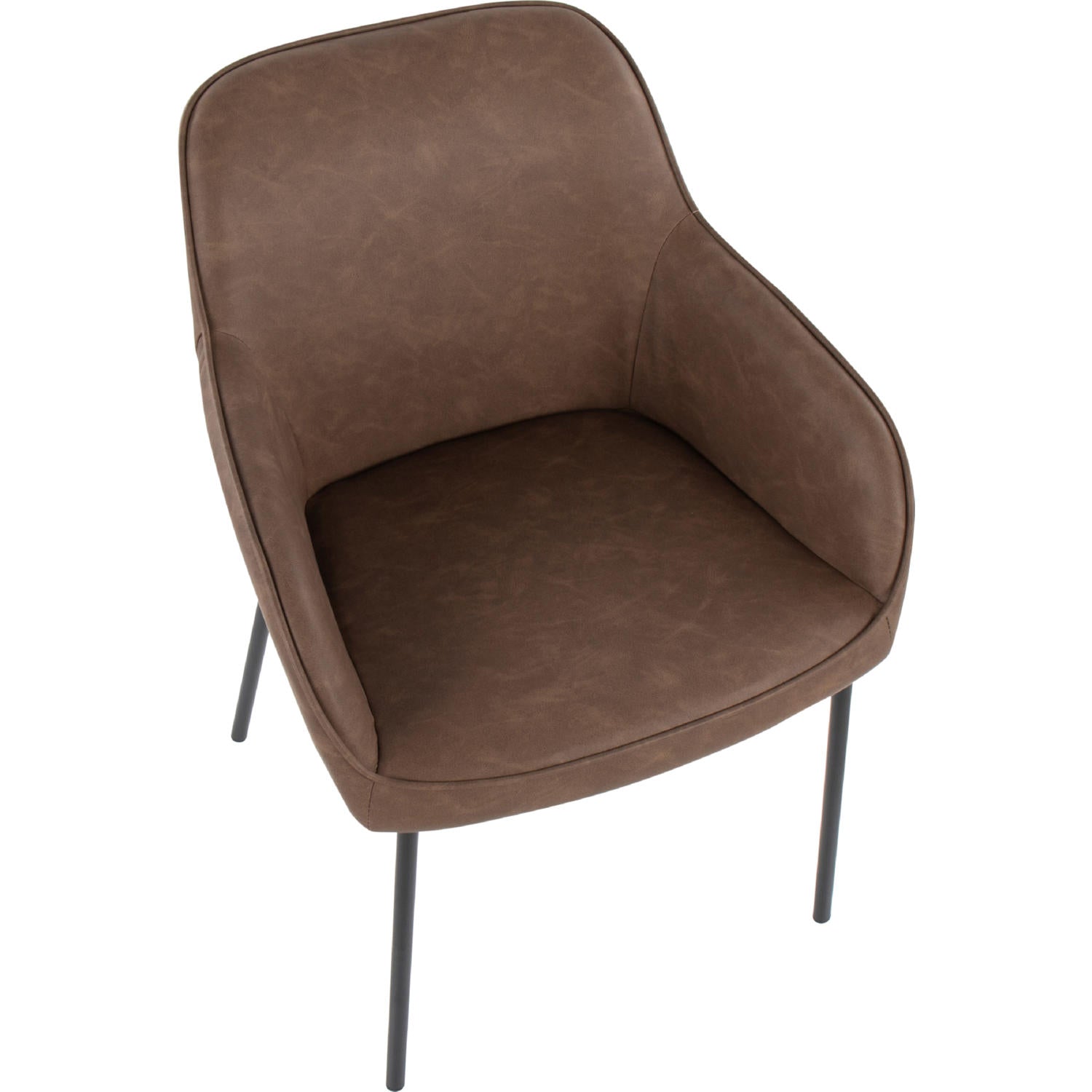 Daniella Dining Chair - Set of 2 Black By LumiSource | Dining Chairs | Modishstore - 10