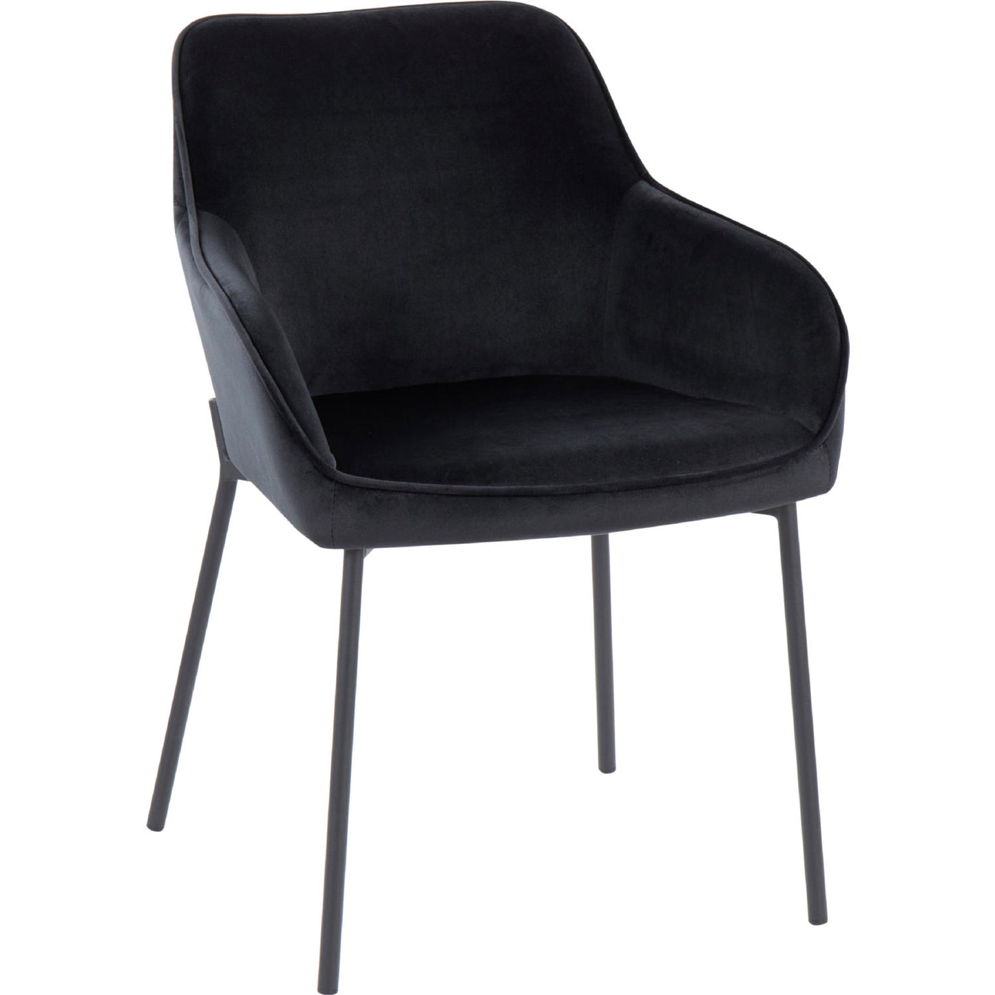 Daniella Dining Chair - Set of 2 Black By LumiSource | Dining Chairs | Modishstore - 7