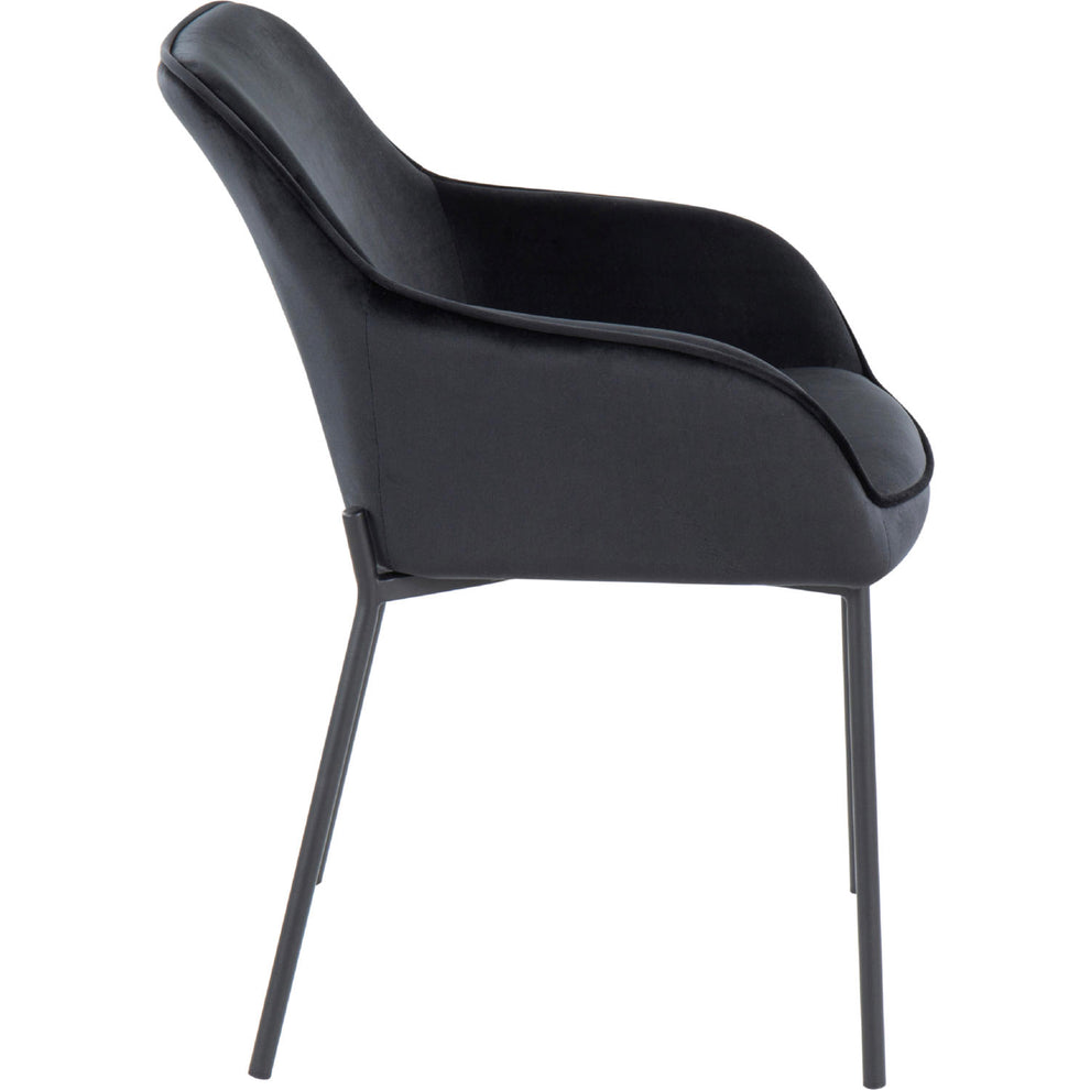 Daniella Dining Chair - Set of 2 Black By LumiSource | Dining Chairs | Modishstore - 6