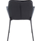 Daniella Dining Chair - Set of 2 Black By LumiSource | Dining Chairs | Modishstore - 5