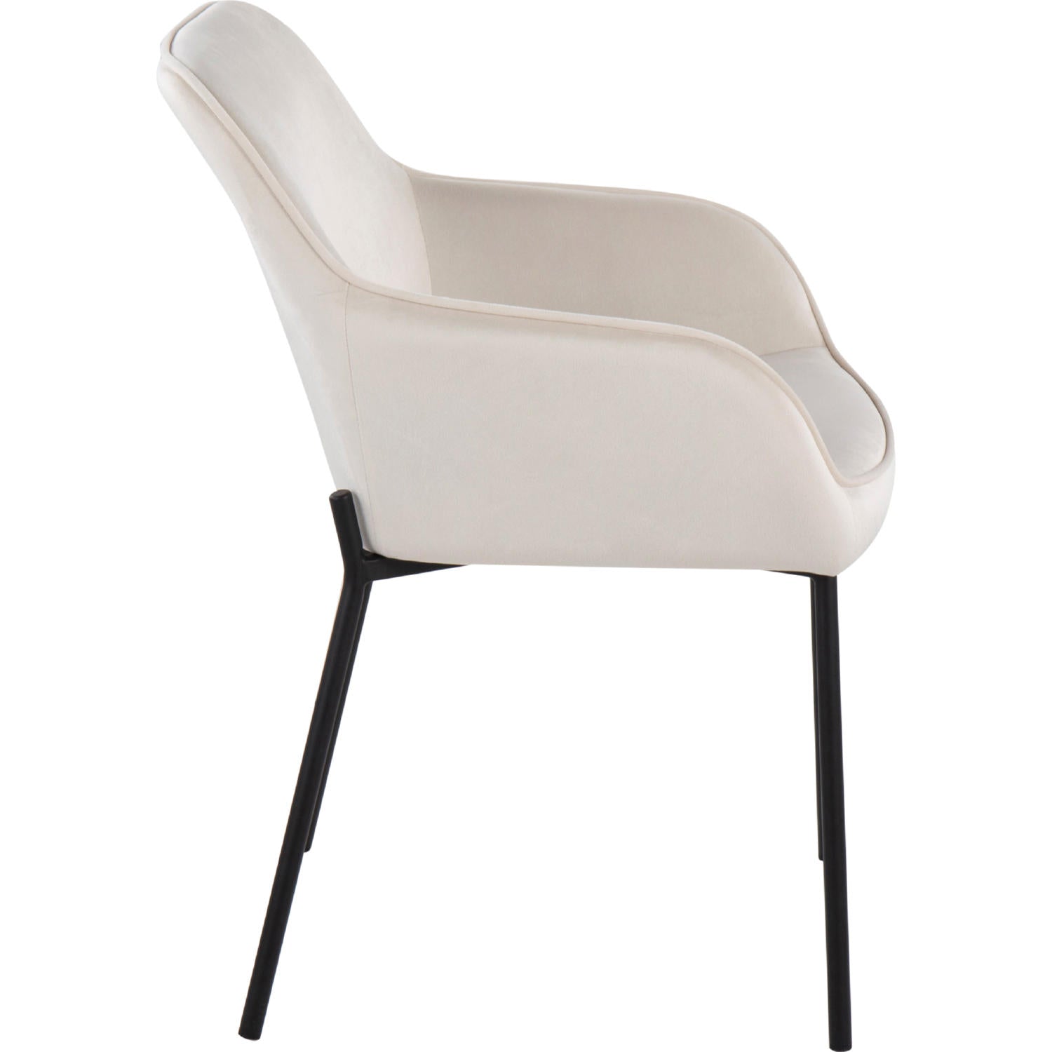 Daniella Dining Chair - Set of 2 Black By LumiSource | Dining Chairs | Modishstore - 13