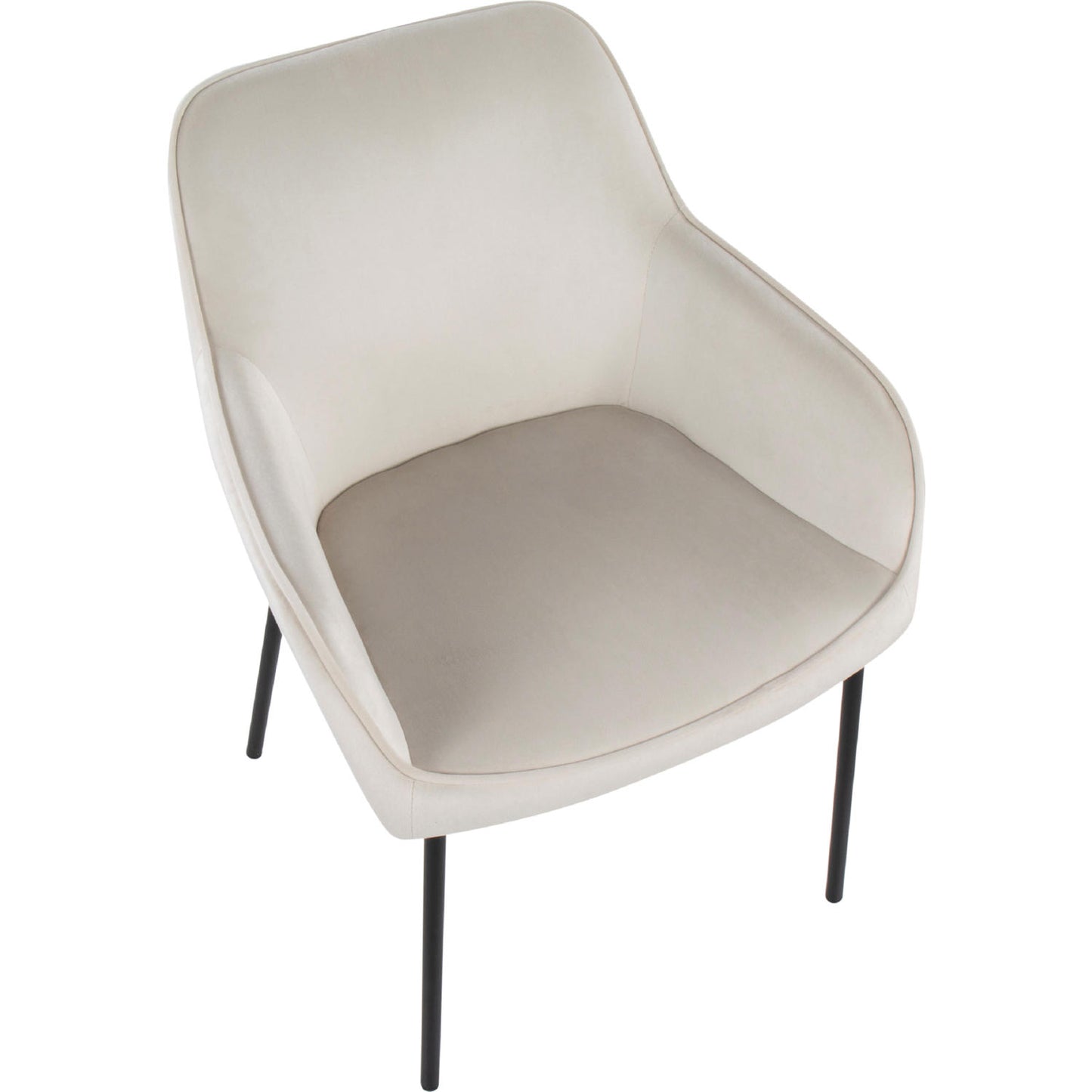 Daniella Dining Chair - Set of 2 Black By LumiSource | Dining Chairs | Modishstore - 10