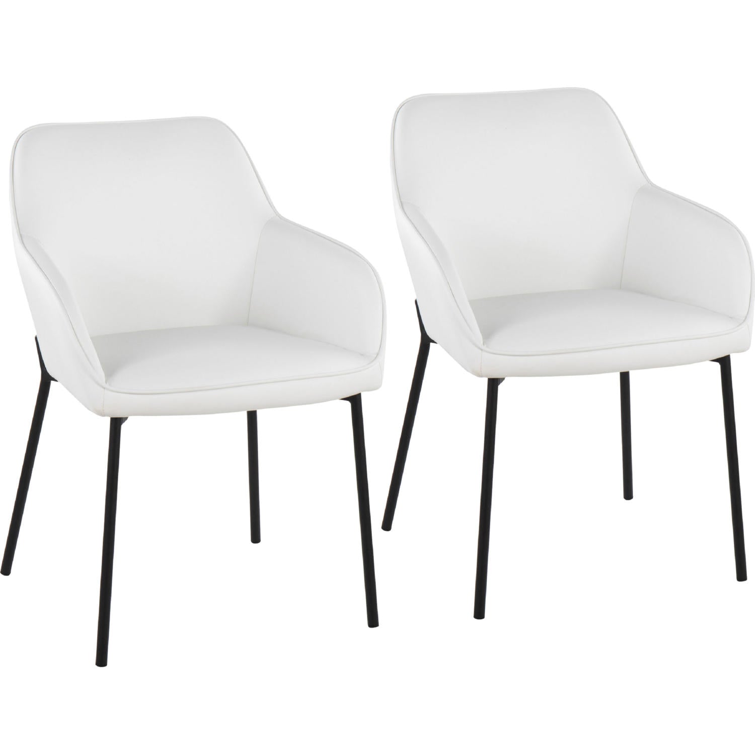 Daniella Dining Chair - Set of 2 By LumiSource | Dining Chairs | Modishstore - 2