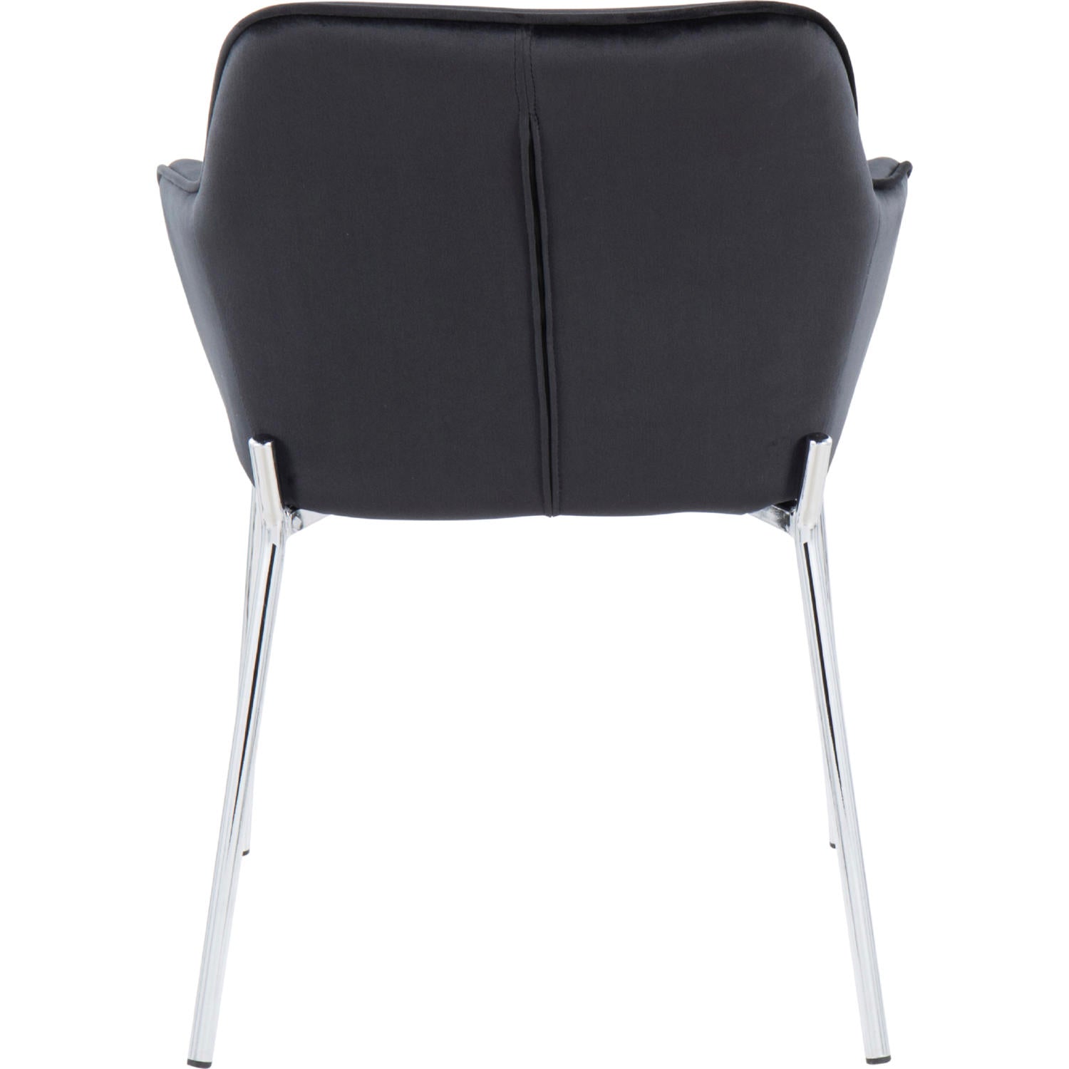 Daniella Dining Chair - Set of 2 Black Velvet By LumiSource | Dining Chairs | Modishstore - 5