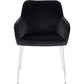 Daniella Dining Chair - Set of 2 Black Velvet By LumiSource | Dining Chairs | Modishstore - 4