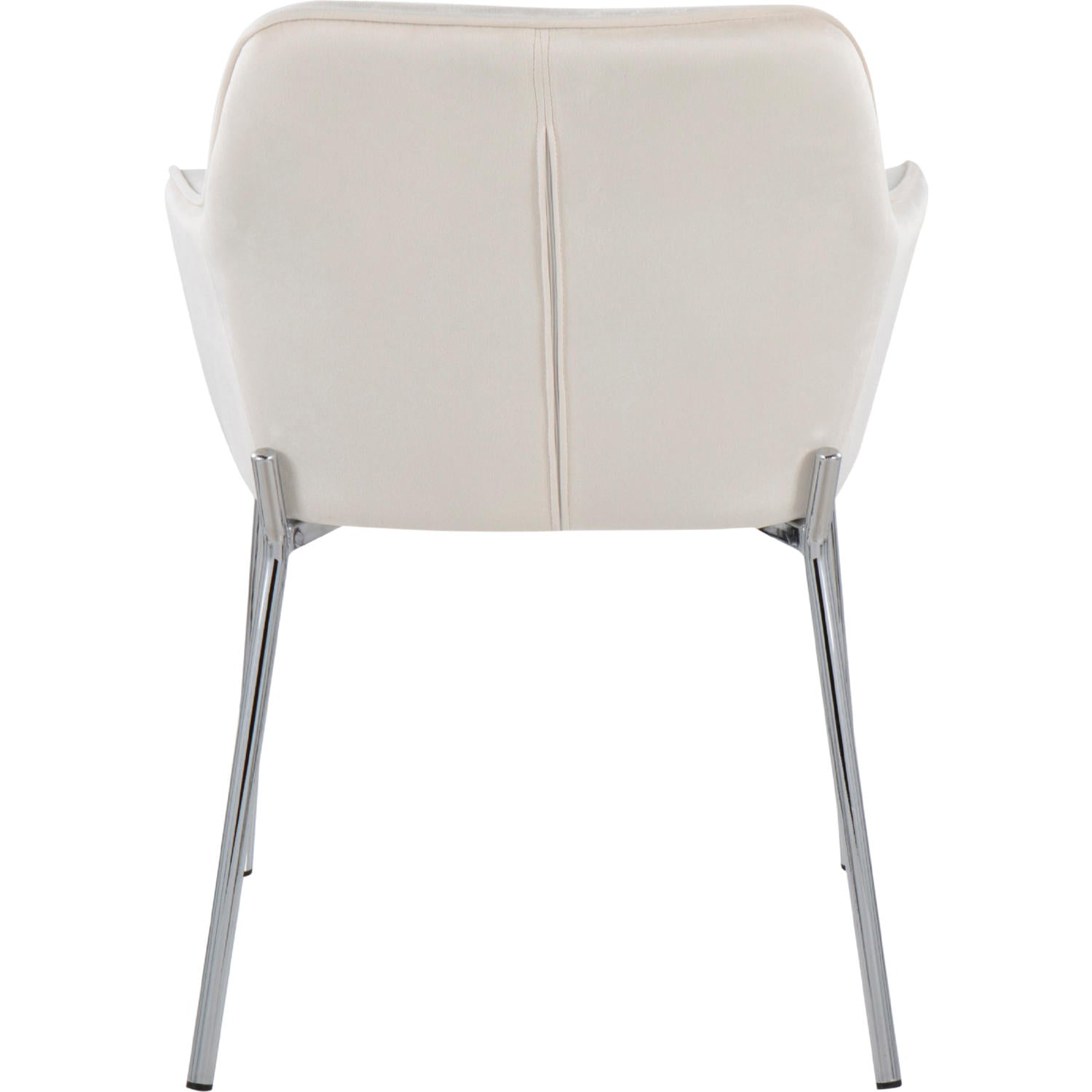 Daniella Dining Chair - Set of 2 Black Velvet By LumiSource | Dining Chairs | Modishstore - 11