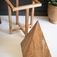 Teakwood Pyramid Side Table By Kalalou