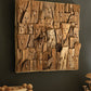 Repurposed Driftwood Faces Wall Art By Kalalou | Wall Decor | Modishstore