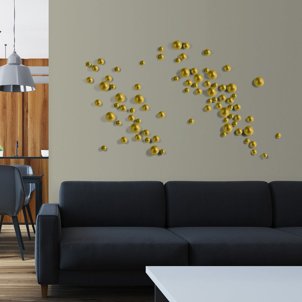 Template Kit - DUO Orb, ~59"W By Gold Leaf | Wall Art | Modishstore - 12