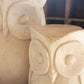 Carved Wooden Owl Statues Set Of 2 By Kalalou | Ornaments | Modishstore - 2