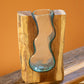 Blown Glass Vase Inside Of Teak Wood - Large By Kalalou | Vases | Modishstore - 3