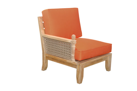 Luxe Right Modular By Anderson Teak | Outdoor Chairs | Modishstore