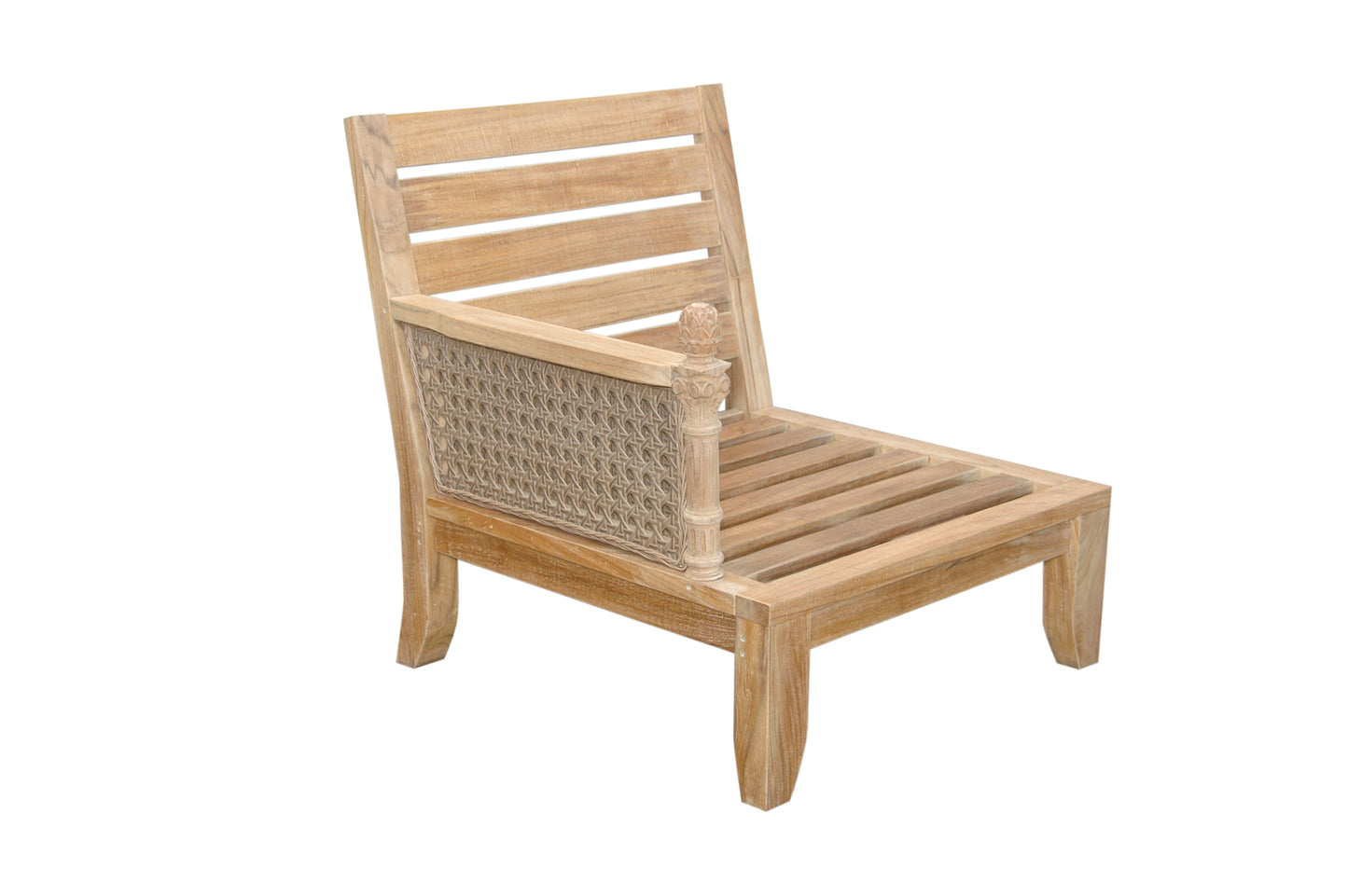 Luxe Right Modular By Anderson Teak | Outdoor Chairs | Modishstore - 2