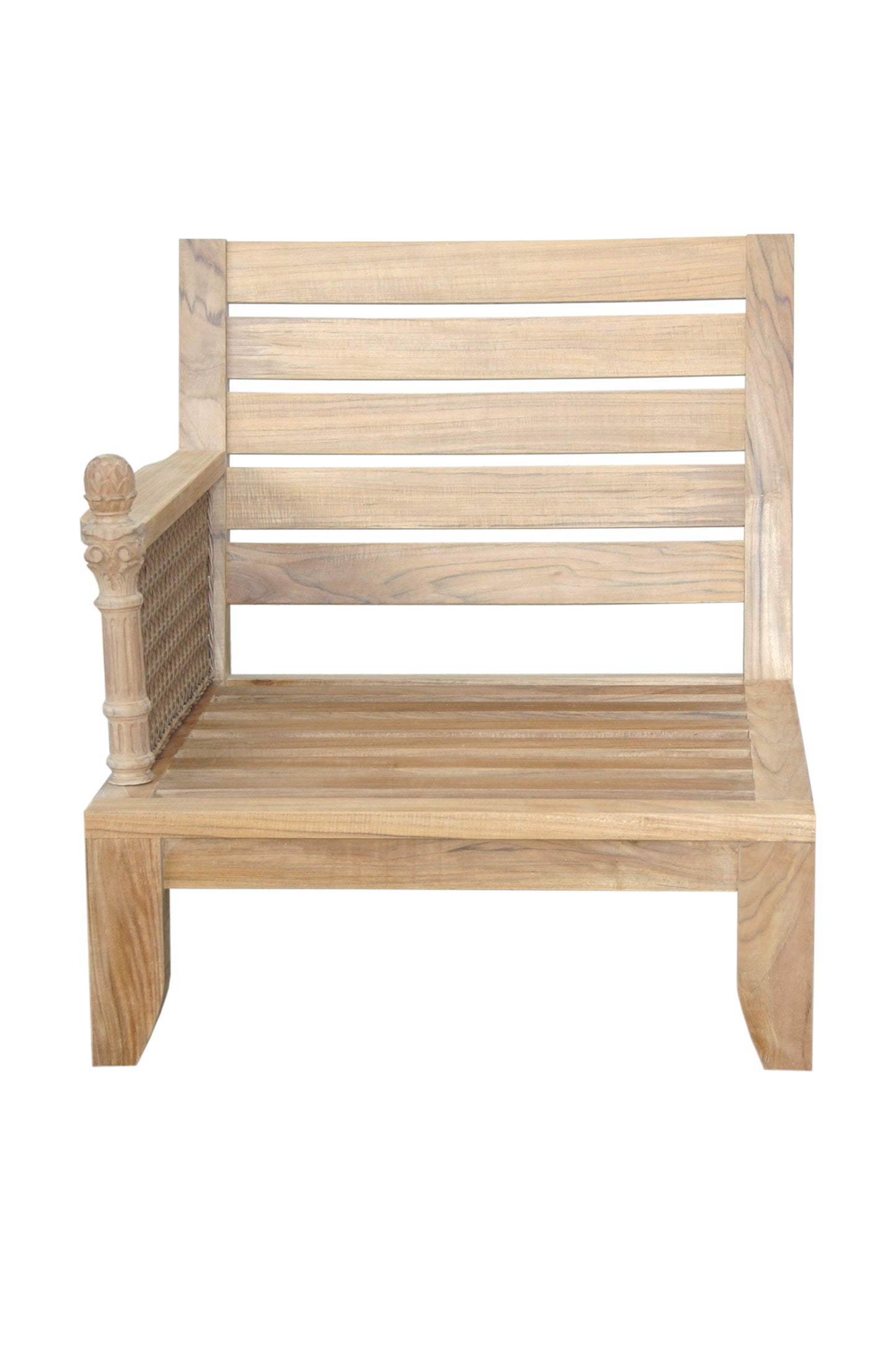 Luxe Right Modular By Anderson Teak | Outdoor Chairs | Modishstore - 3