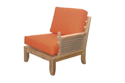 Luxe Left Modular By Anderson Teak | Outdoor Chairs | Modishstore