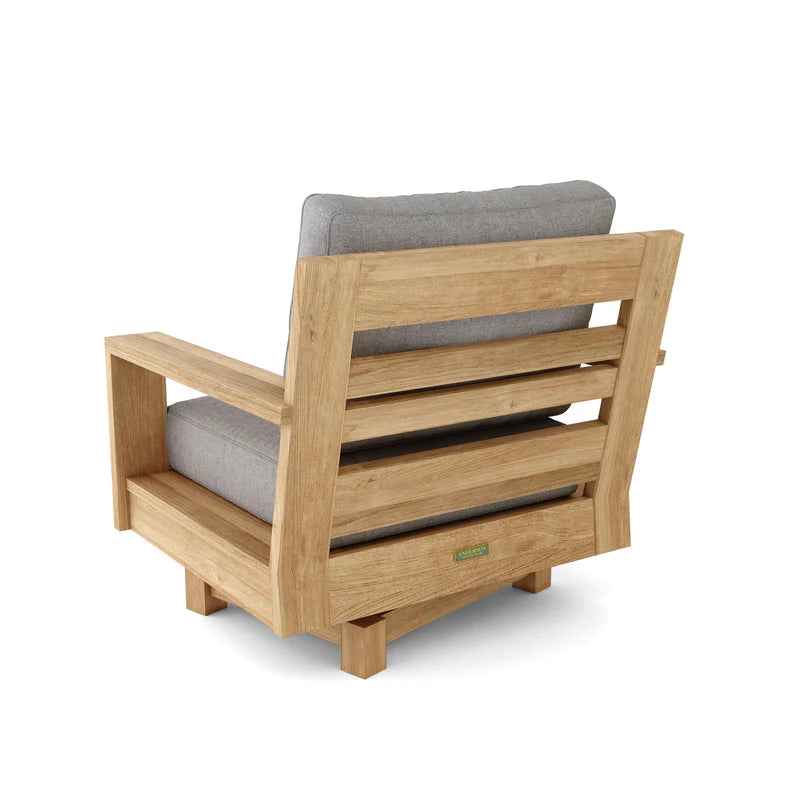 6-pc Madera Deep Seating - SET-523 By Anderson Teak | Outdoor Sofas, Loveseats & Sectionals | Modishstore - 4