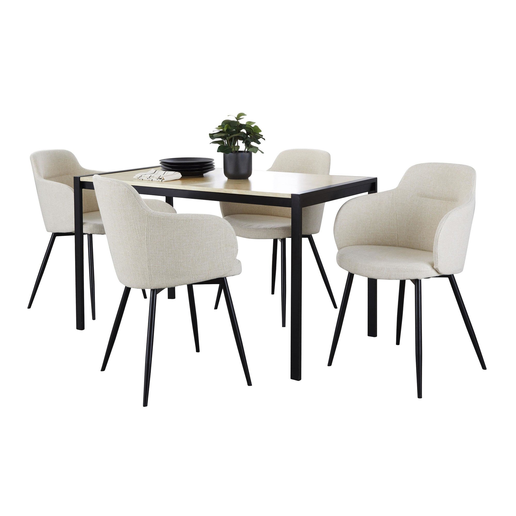 LumiSource Fuji-Boyne Dining Set - Thumbnail 2