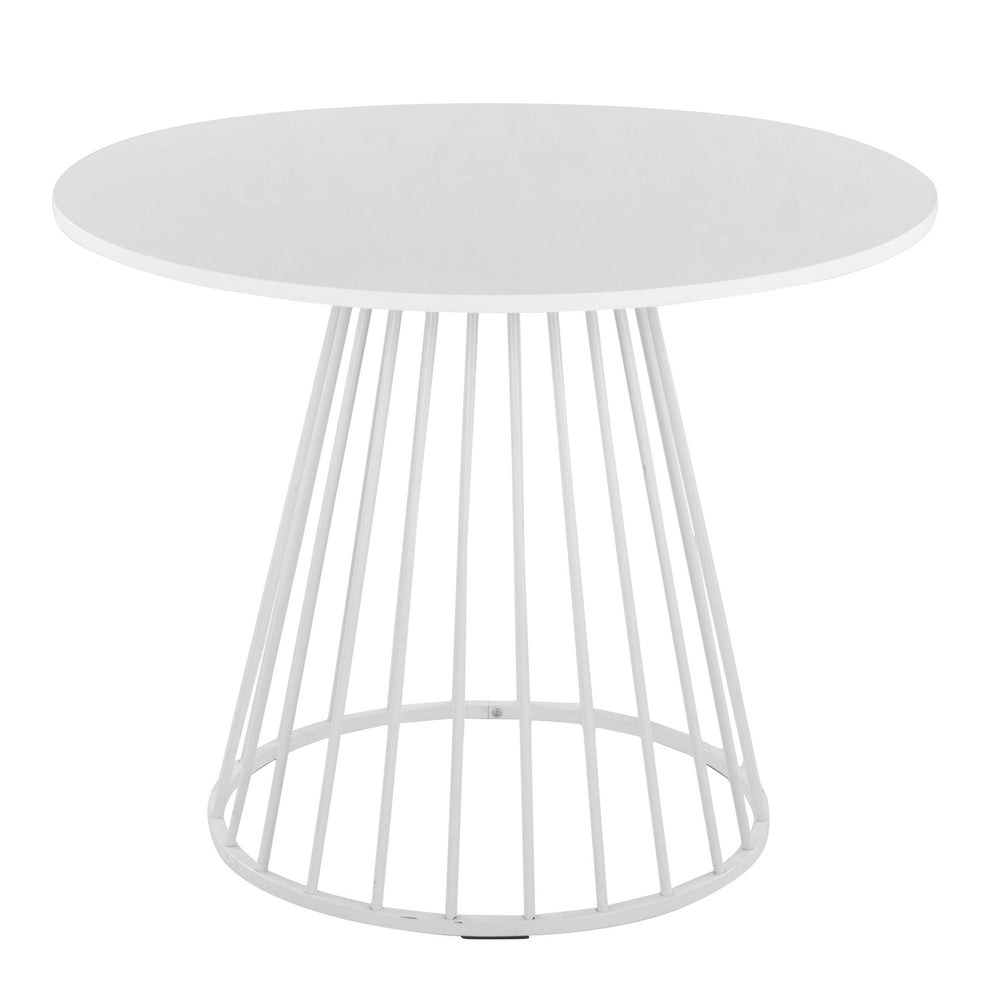Canary Cosmo Dining Table By LumiSource - DT-CNRY-CNRYCSMO2 WBK | Dining Tables | Modishstore - 8