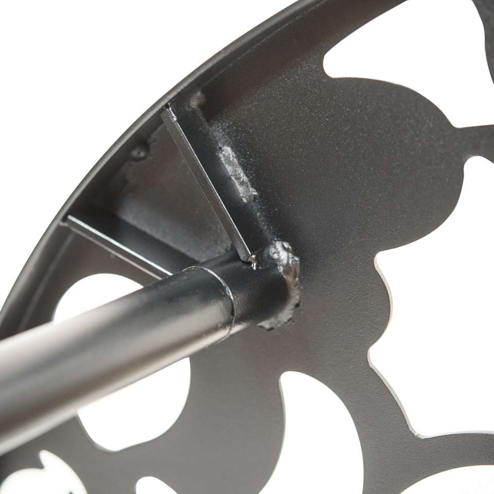 LeisureMod Devon Mid-Century Modern 3-Piece Aluminum Outdoor Patio Dining Set with Tempered Glass Top Table and 2 Stackable
 - DT20CBL | Outdoor Dining Sets | Modishstore - 7