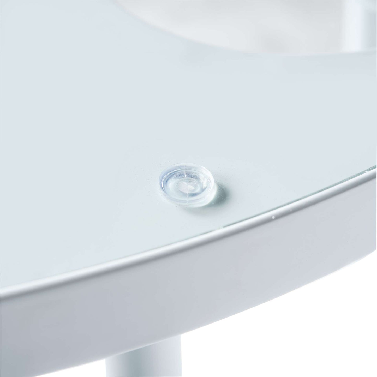 LeisureMod Devon Mid-Century Modern 5-Piece Aluminum Outdoor Patio Dining Set with Tempered Glass Top Table and 4 Stackable
 - DT31CABL4 | Outdoor Dining Sets | Modishstore - 51