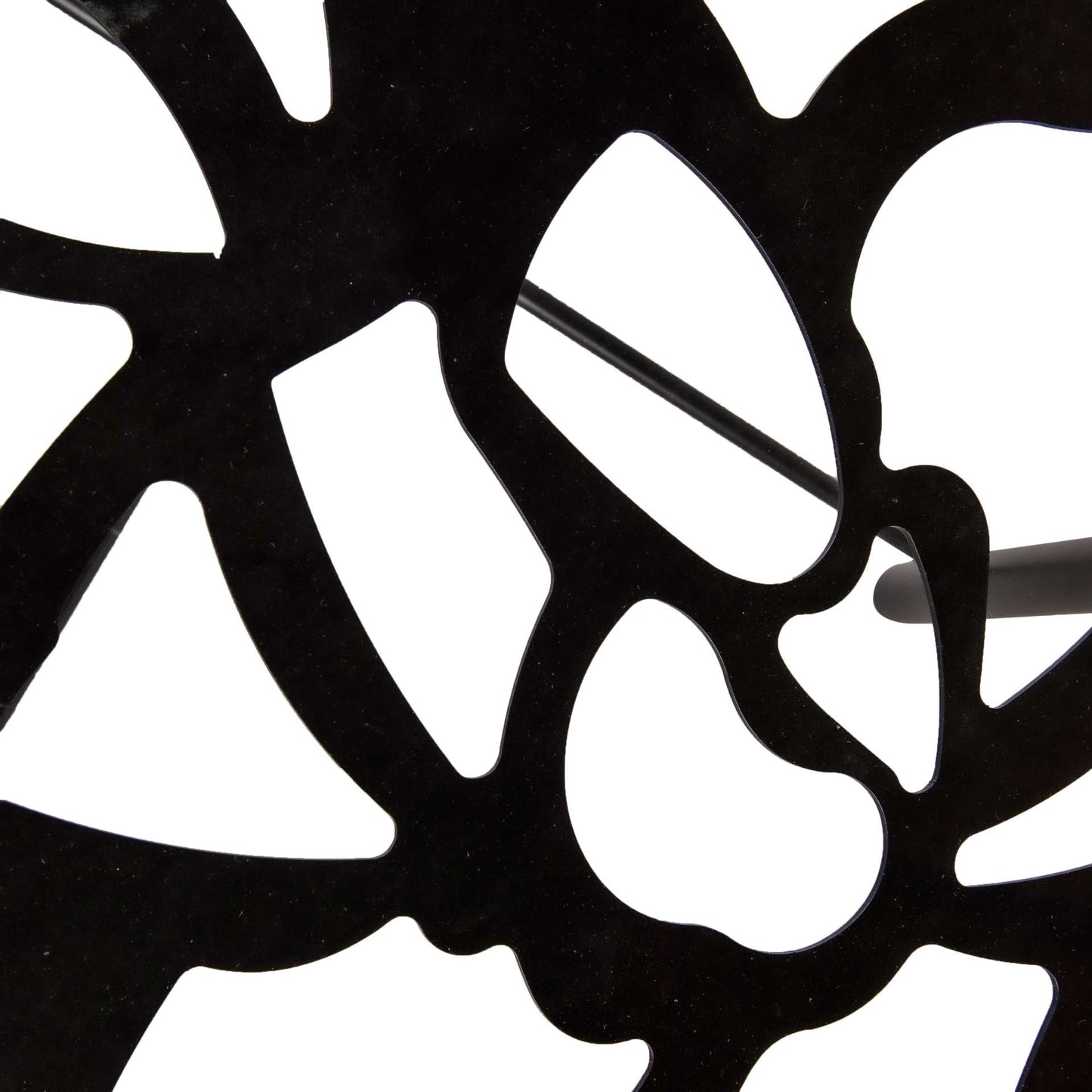 LeisureMod Devon Mid-Century Modern 7-Piece Aluminum Outdoor Patio Dining Set with Tempered Glass Top Table and 6 Stackable
 - DT48C6BL | Outdoor Dining Sets | Modishstore - 3