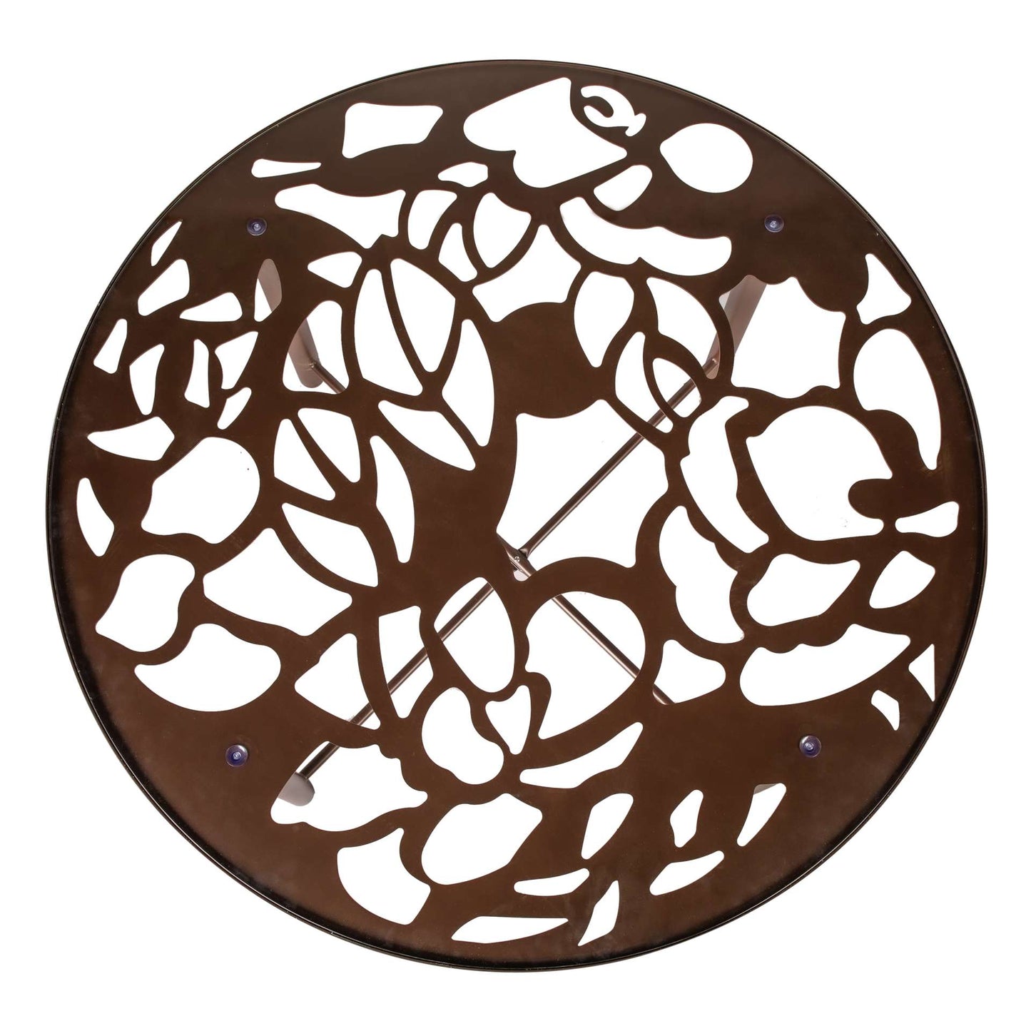 LeisureMod Devon Mid-Century Modern 7-Piece Aluminum Outdoor Patio Dining Set with Tempered Glass Top Table and 6 Stackable
 - DT48C6BL | Outdoor Dining Sets | Modishstore - 19