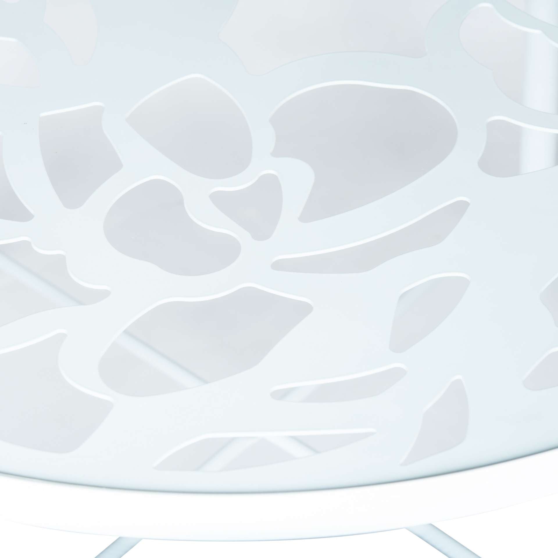 LeisureMod Devon Mid-Century Modern 7-Piece Aluminum Outdoor Patio Dining Set with Tempered Glass Top Table and 6 Stackable
 - DT48C6BL | Outdoor Dining Sets | Modishstore - 48