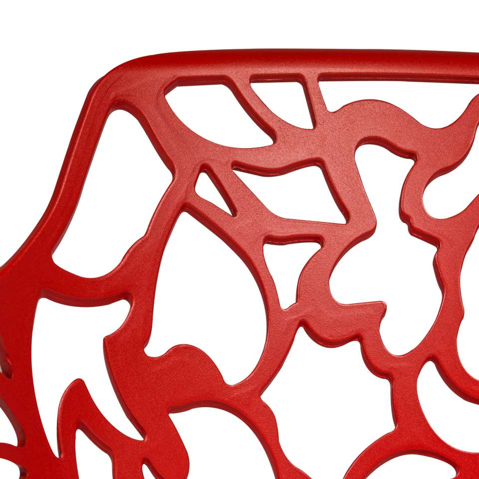 LeisureMod Devon Mid-Century Modern 7-Piece Aluminum Outdoor Patio Dining Set with Tempered Glass Top Table and 6 Stackable
 - DT48CABL6 | Outdoor Dining Sets | Modishstore - 39