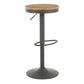 Dakota Barstool - Set of 2 By LumiSource - BS-DAK GY2 | Bar Stools | Modishstore - 3