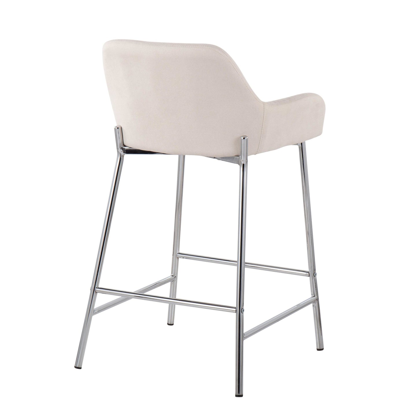 Daniella Fixed-Height Counter Stool - Set of 2 By LumiSource - B24-DNLA2 CHRMCR2 | Counter Stools | Modishstore - 6