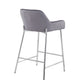 Daniella Fixed-Height Counter Stool - Set of 2 By LumiSource - B24-DNLA2 CHRMVSV2 | Counter Stools | Modishstore - 6