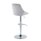 Diana Adjustable Bar Stool - Set of 2 By LumiSource - BS-DIANACOR-RT2 CHRMGY2 | Bar Stools | Modishstore - 4