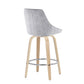 Diana Fixed Height Counter Stool - Set of 2 By LumiSource - B26-DIANACORGRT-R2 NAGY2 | Counter Stools | Modishstore - 4